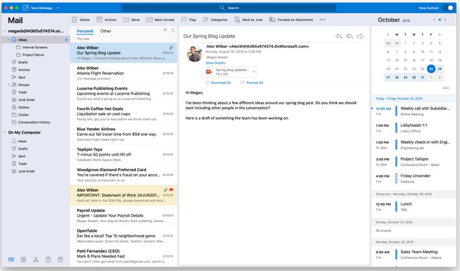 create pretty email in outlook for mac
